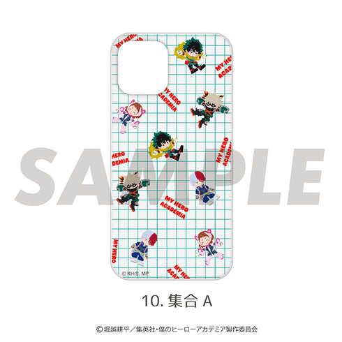 『僕のヒーローアカデミア』全機種対応ハードタイプスマホケース 10.集合 A